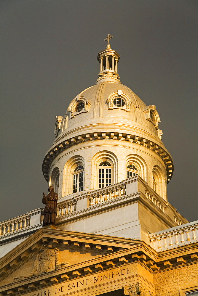 Dome of College Universitaire de Saint-Boniface, Winnipeg, Manitoba, Canada, North America