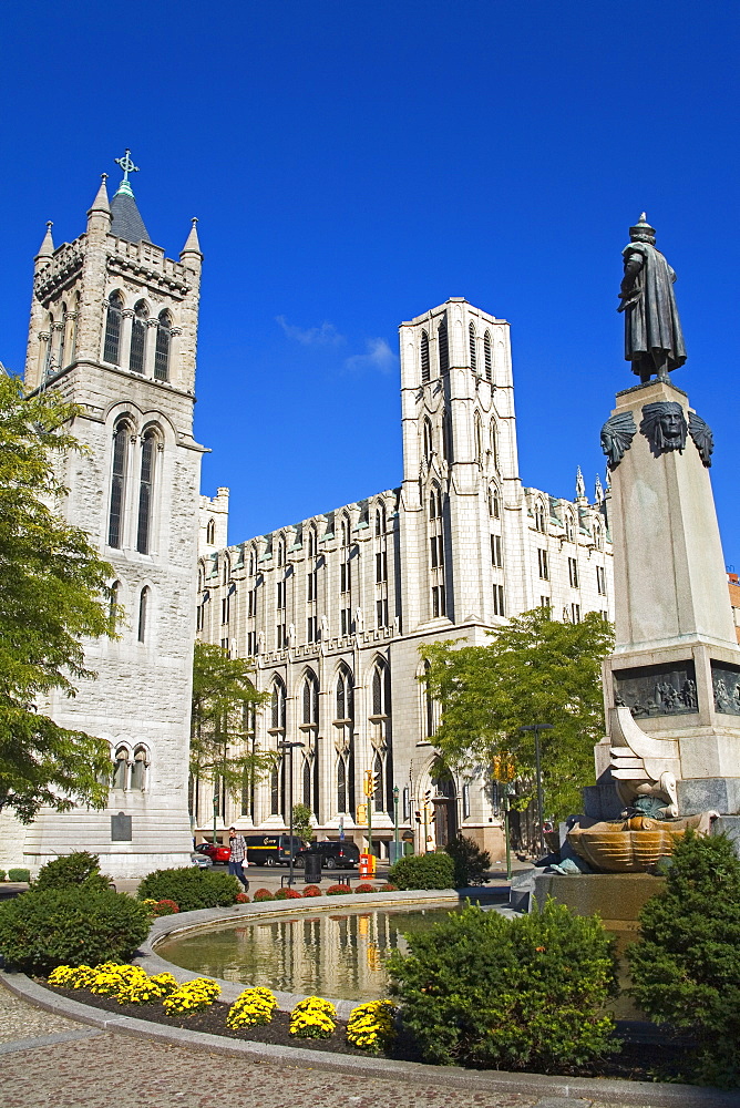 Columbus Circle, Syracuse, New York State, United States of America, North America