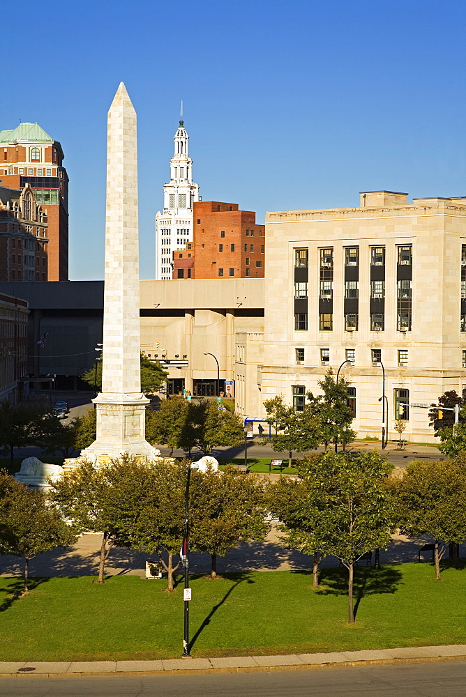 McKinley Monument in Niagara Square, Buffalo City, New York State, United States of America, North America