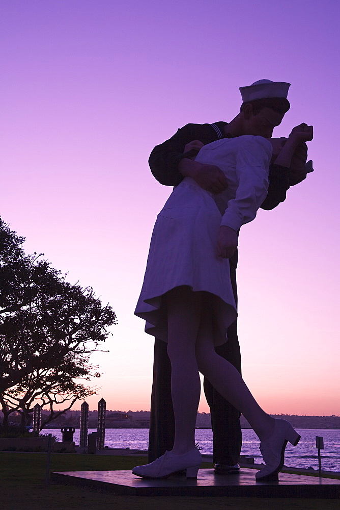 Total Surrender sculpture in Tuna Harbor, San Diego, California, United States of America, North America