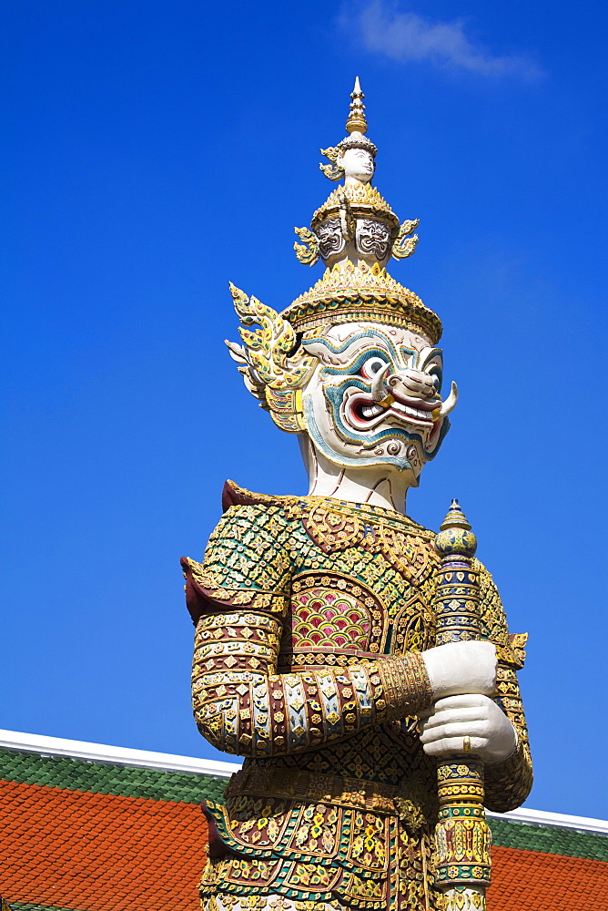 Sahassadeja statue at Royal Grand Palace, Rattanakosin District, Bangkok, Thailand, Southeast Asia, Asia