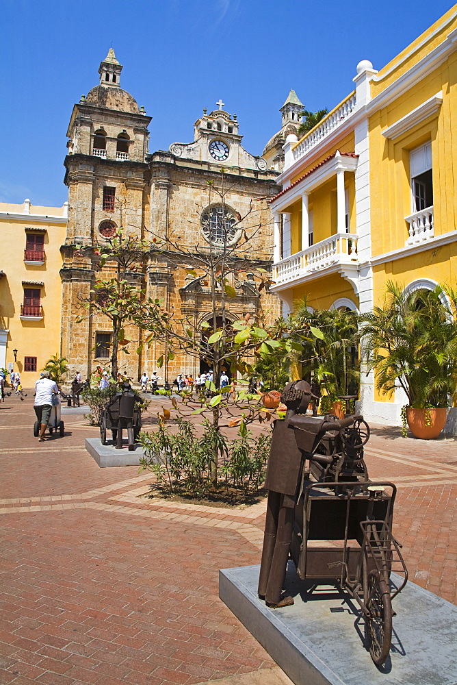 San Pedro Claver Church, Old Walled City District, Cartagena City, Bolivar State, Colombia, South America