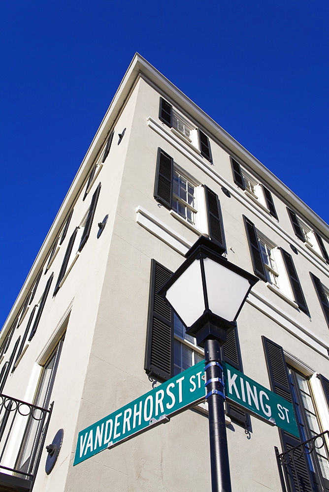 Building on King Street, Charleston, South Carolina, United States of America, North America