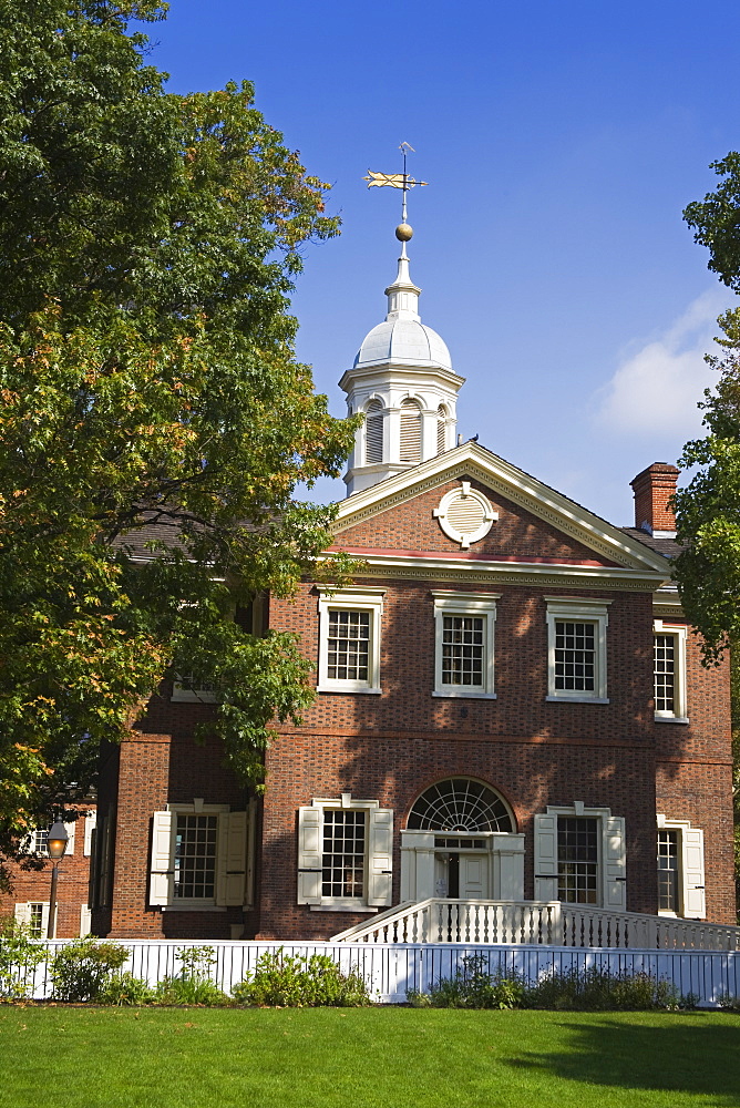 Carpenters' Hall, Independence National Historical Park, Old City District, Philadelphia, Pennsylvania, United States of America, North America