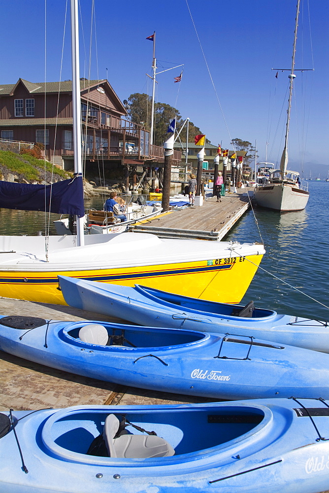 Kayak rental, Embarcadero, City of Morro Bay, San Luis Obispo County, California, United States of America, North America