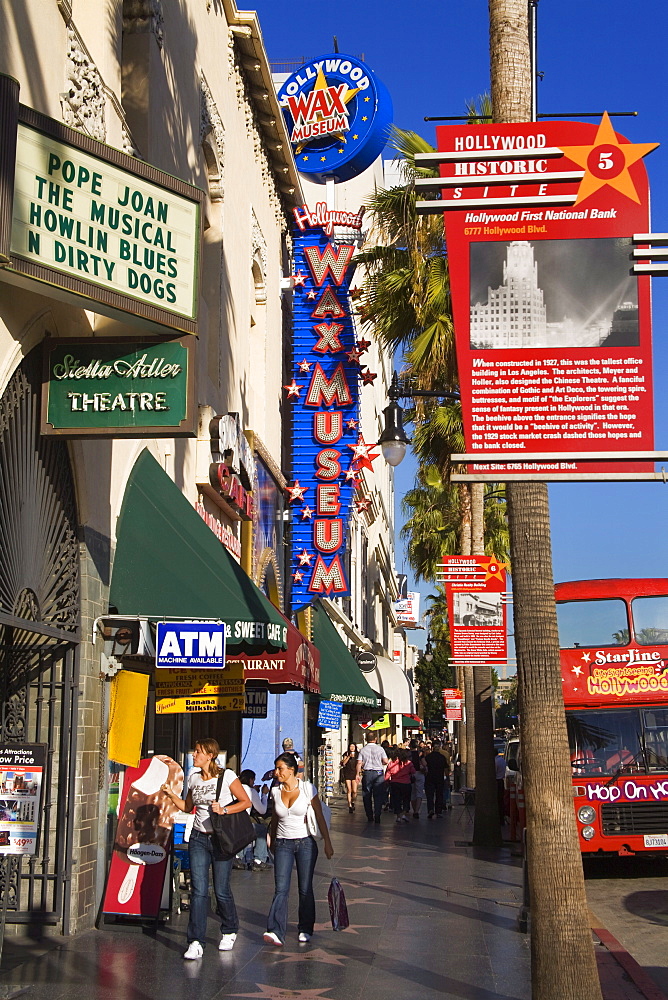 Wax Museum on Hollywood Boulevard, Hollywood, California, United States of America, North America