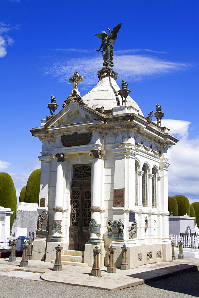 Historic Cemetery in Punta Arenas City, Magallanes Province, Patagonia, Chile, South America