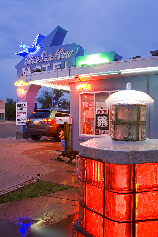 Blue Swallow Motel in Tucumcari, New Mexico, United States of America, North America