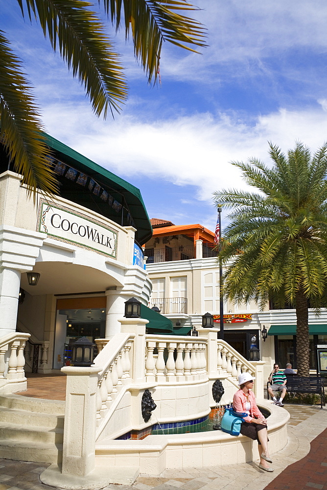 Cocowalk shopping mall in Coconut Grove, Miami, Florida, United States of America, North America