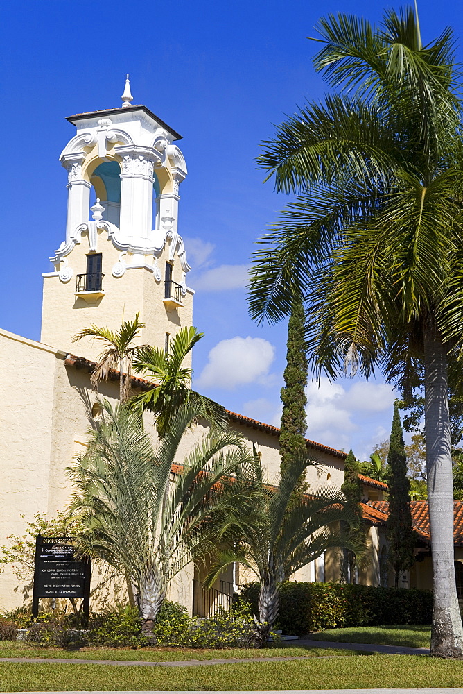 Historic Congregational Church, Coral Gables, Miami, Florida, United States of America, North America