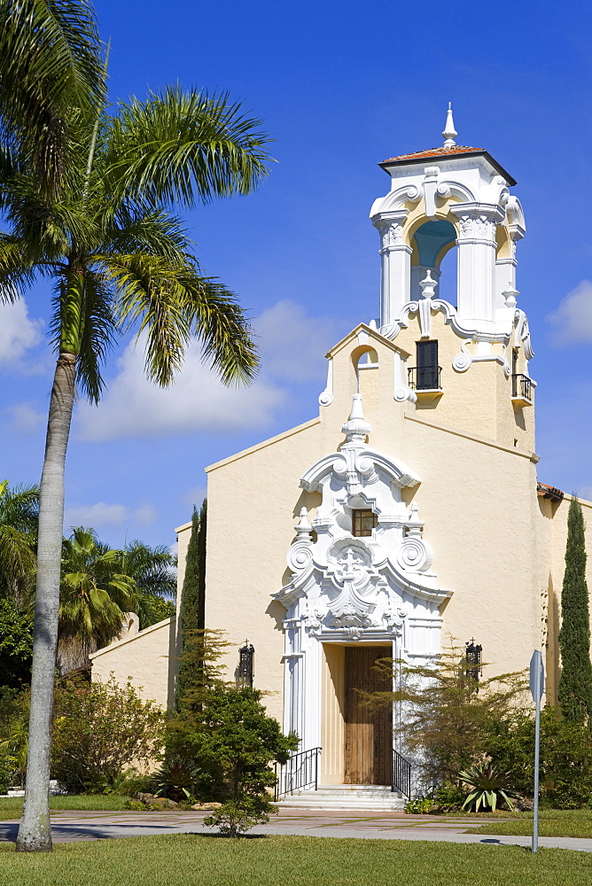 Historic Congregational Church, Coral Gables, Miami, Florida, United States of America, North America