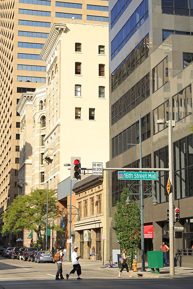 Stout Street, Denver, Colorado, United States of America, North America