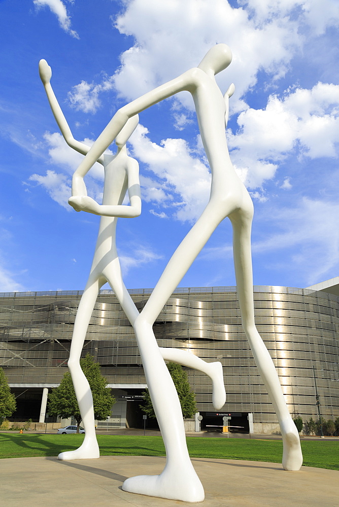 Dancers by Jonathan Borofsky, Sculpture Park, Performing Arts Complex, Denver, Colorado, United States of America, North America