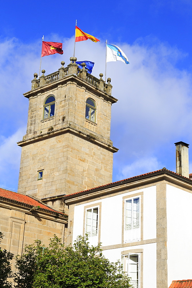 Fonseca Palace on Praza de Fonseca, Santiago de Compostela, Galicia, Spain, Europe 