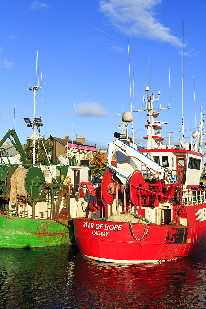 Trawlers on Penrose Wharf, Cork City, County Cork, Munster, Republic of Ireland, Europe