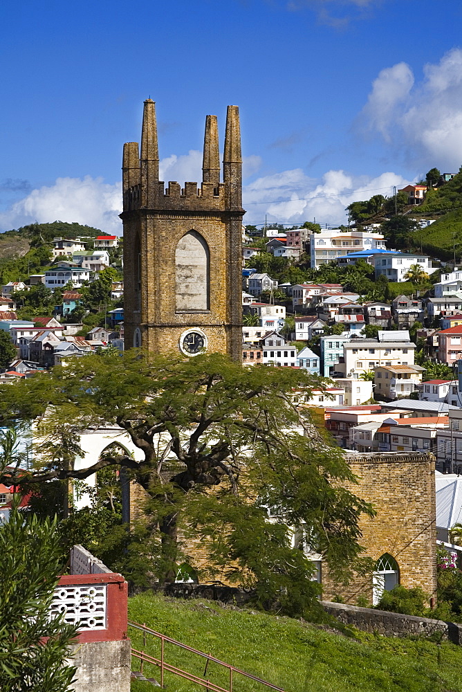 St. Andrews Presbyterian Kirk (church), St. George's, Grenada, Windward Islands, Lesser Antilles, West Indies, Caribbean, Central America