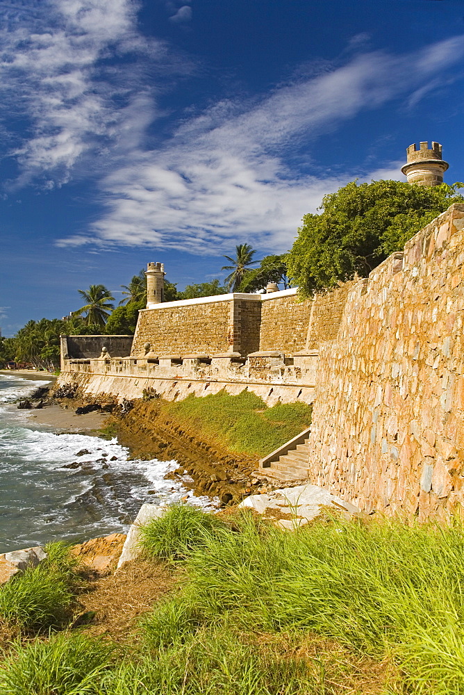 San Carlos de Borromeo Castle, Pampatar City, Isla Margarita, Nueva Esparta State, Venezuela, South America