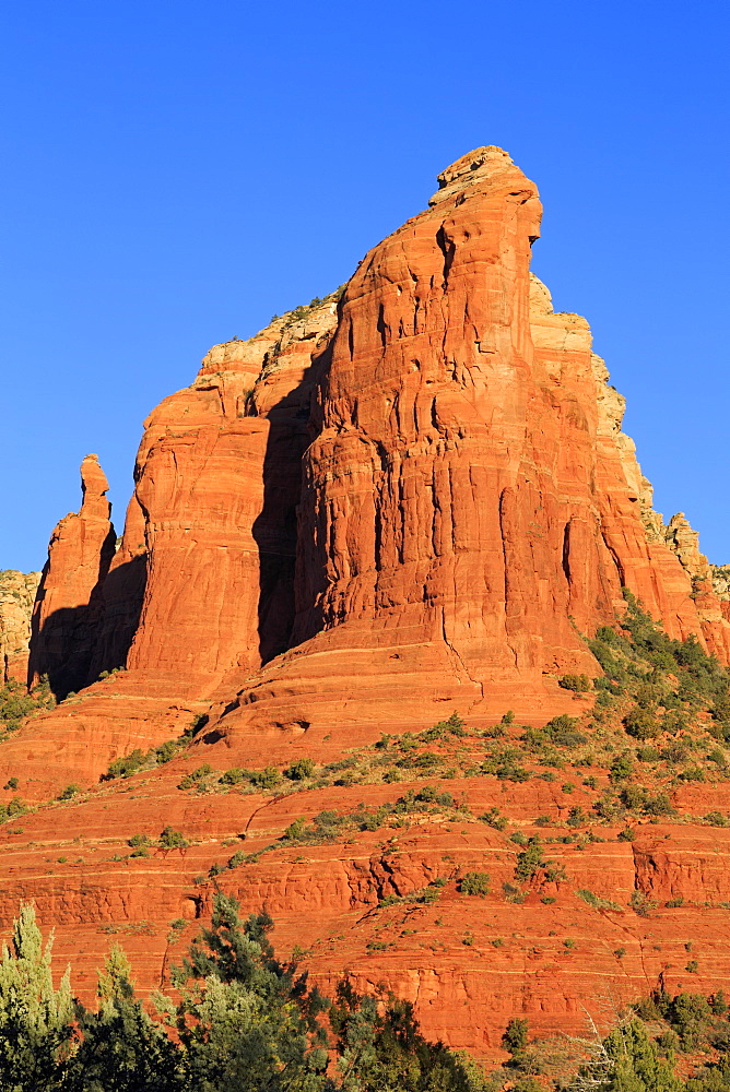 Rock formations in Oak Creek Village, Sedona, Arizona, United States of America, North America 