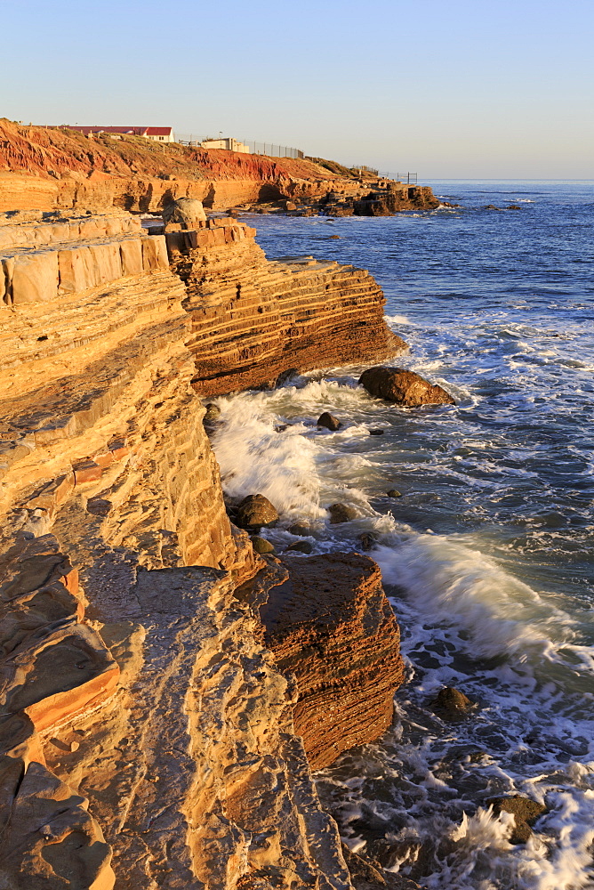 Coastline in Cabrillo National Monument, San Diego, California, United States of America, North America 