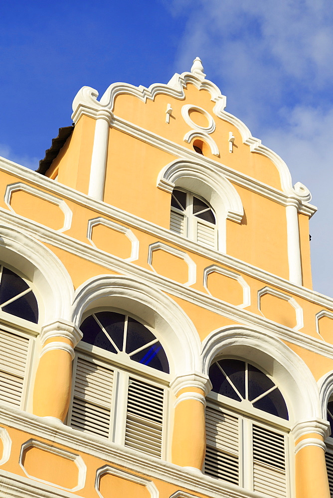 Buildings on Breedestraat, Punda, Willemstad, Curacao, West Indies, Netherlands Antilles, Caribbean, Central America 