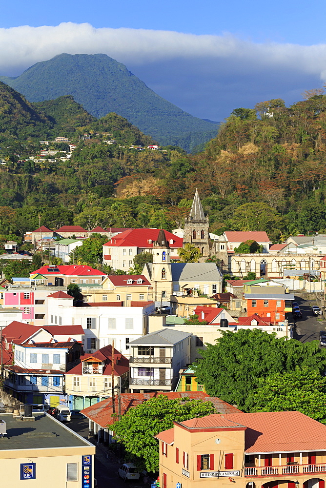 Downtown Roseau, Dominica, Windward Islands, West Indies, Caribbean, Central America 