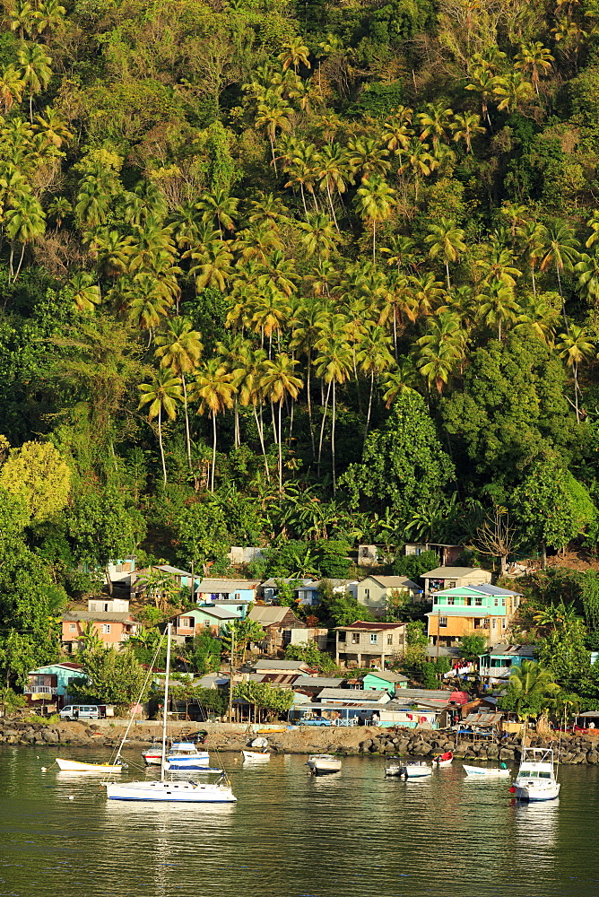 Town of Soufriere, St. Lucia, Windward Islands, West Indies, Caribbean, Central America