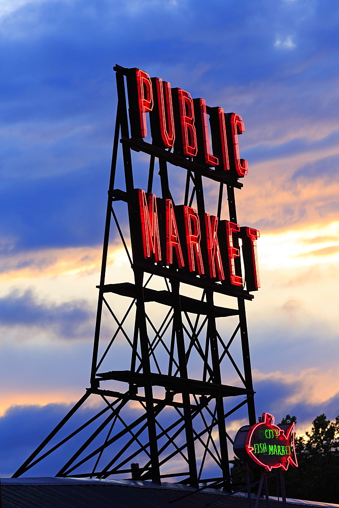 Pike Place Market, Seattle, Washington State, United States of America, North America