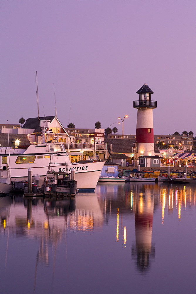 Oceanside Harbor Village Lighthouse, City of Oceanside, California, United States of America, North America