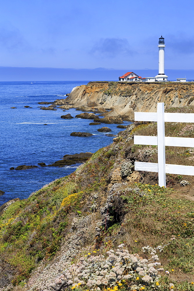 Point Arena Lighthouse, California, United States of America, North America 