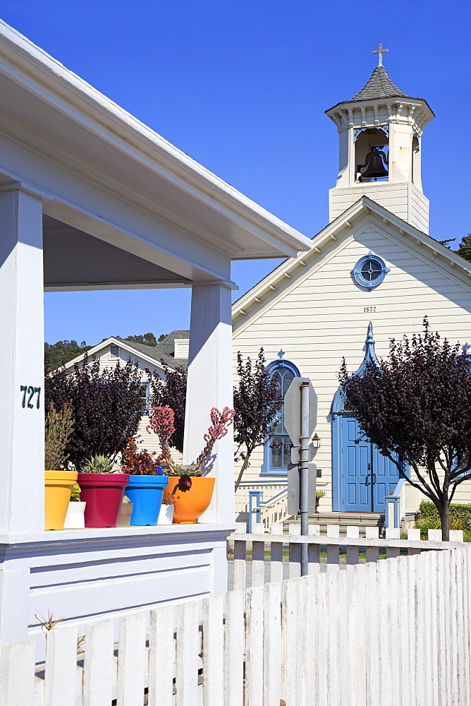 1872 United Methodist Church, Half Moon Bay, California, United States of America, North America