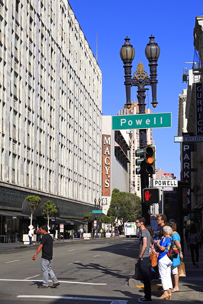 O' Farrell Street, San Francisco, California, United States of America, North America