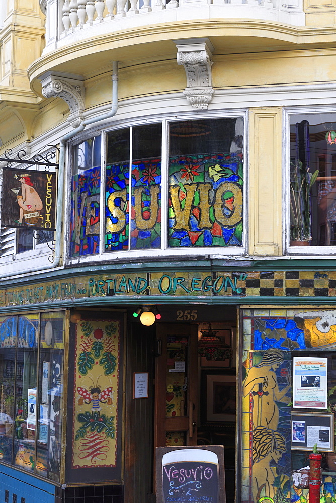 Vesuvio Cafe on Columbus Avenue, San Francisco, California, United States of America, North America