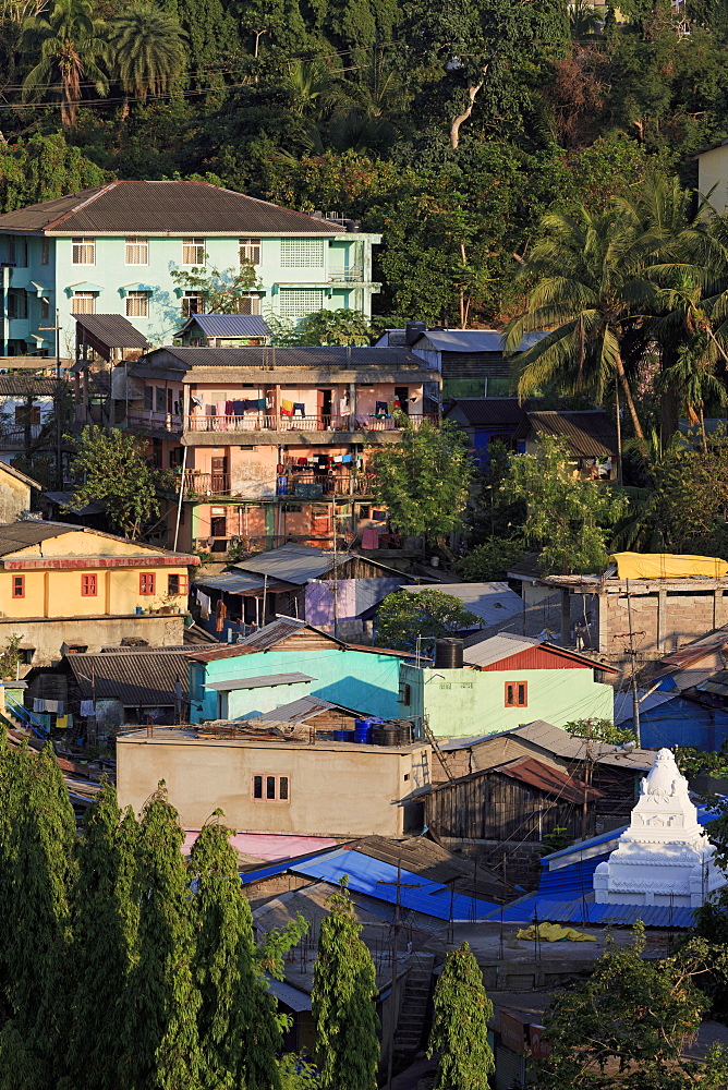 Houses in Port Blair, Andaman Islands, India, Asia