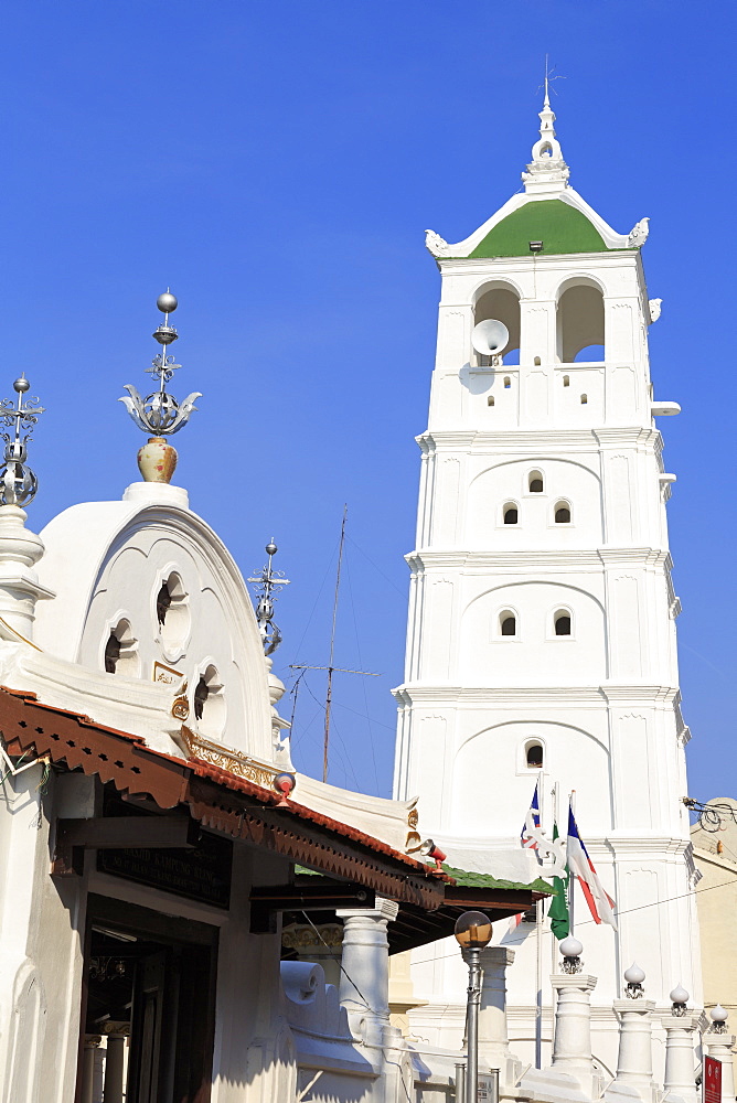 Kamplung Kling Mosque, Melaka (Malacca), Malaysia, Southeast Asia, Asia