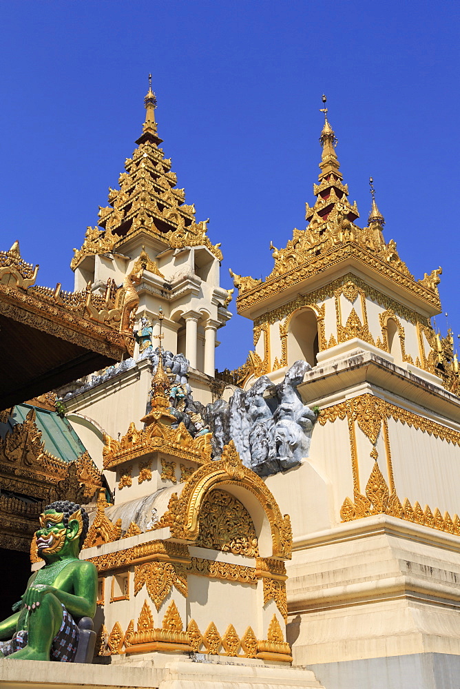 Shwedagon Pagoda, Yangon (Rangoon), Myanmar (Burma), Asia