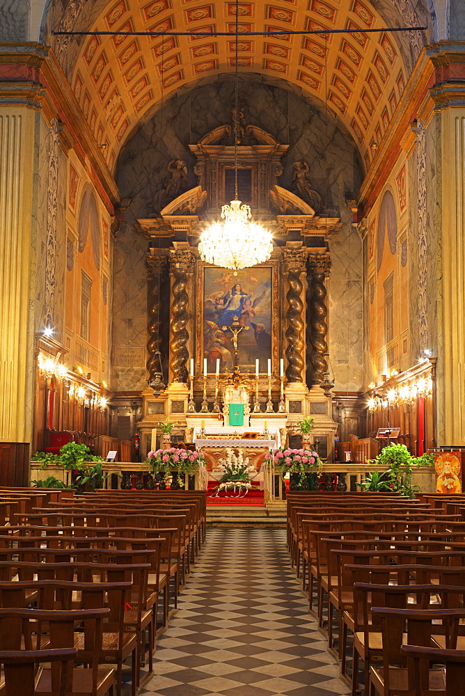 Cathedral, Ajaccio, Corsica Island, France, Mediterranean, Europe