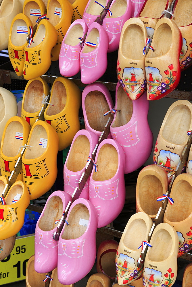 Wooden Clogs, Volendam, North Holland, Netherlands, Europe