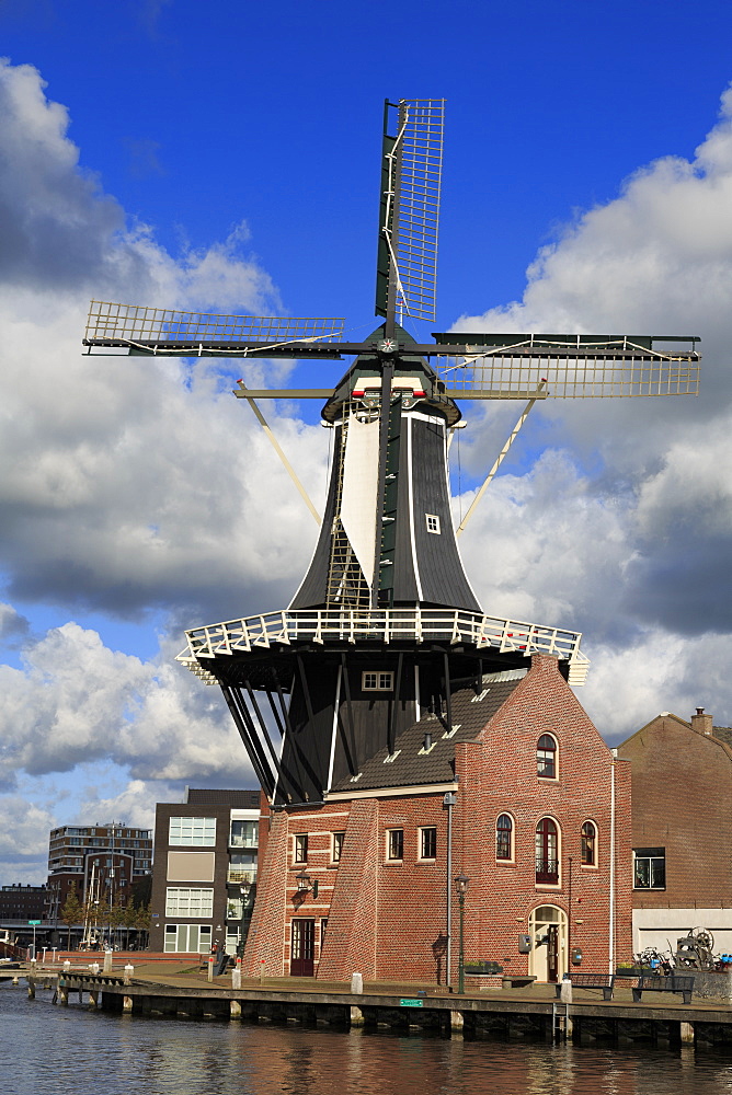 De Adriaan Windmill, Haarlem, Netherlands, Europe