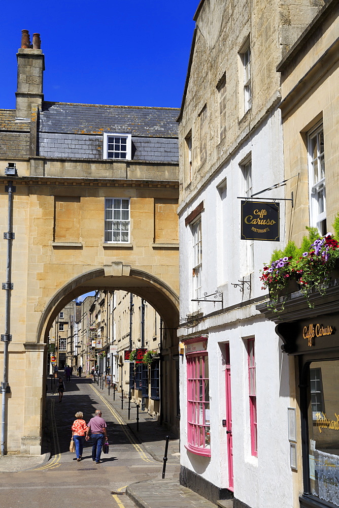 Queen Street, City of Bath, Somerset, England, United Kingdom, Europe