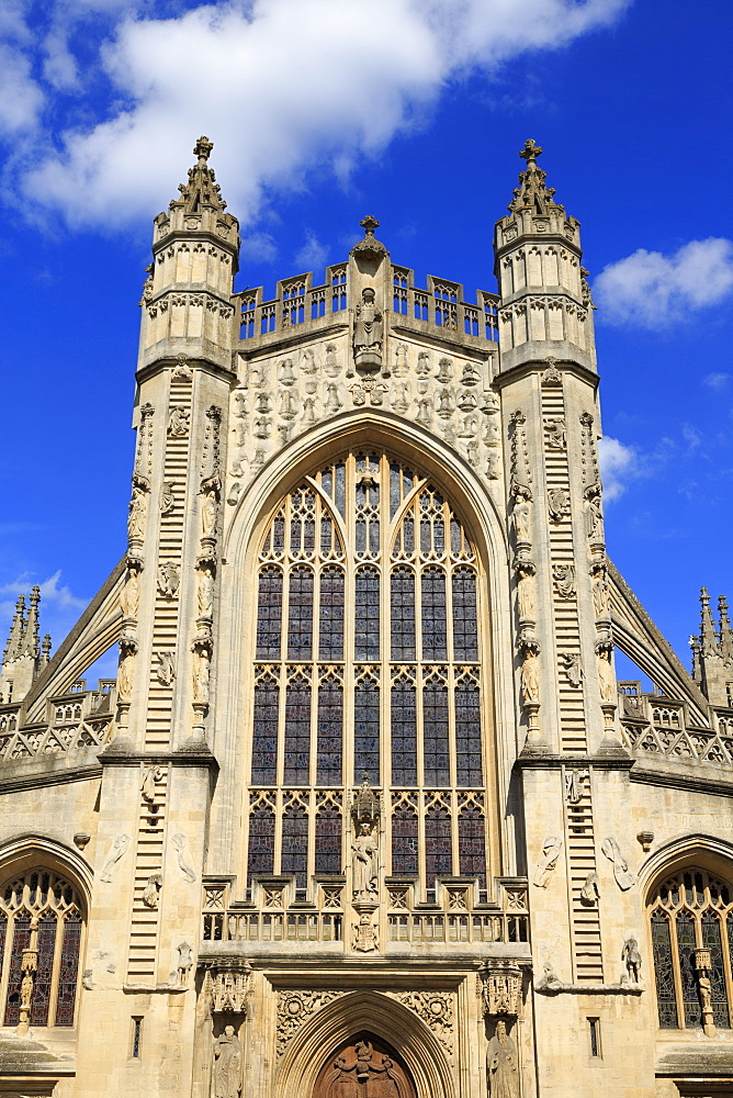 Bath Abbey, City of Bath, UNESCO World Heritage Site, Somerset, England, United Kingdom, Europe