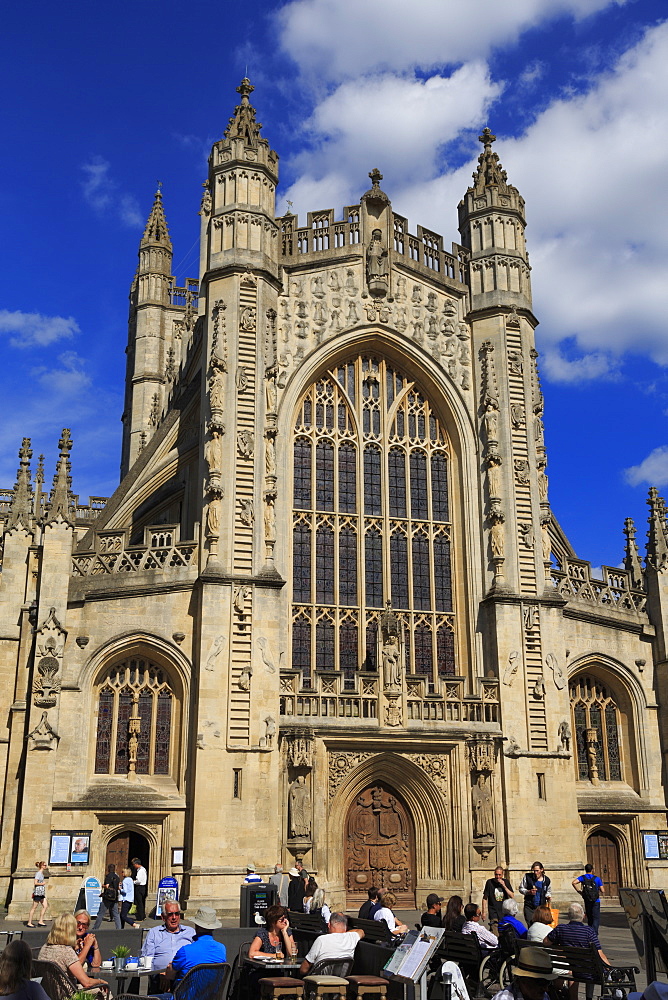 Bath Abbey, City of Bath, UNESCO World Heritage Site, Somerset, England, United Kingdom, Europe