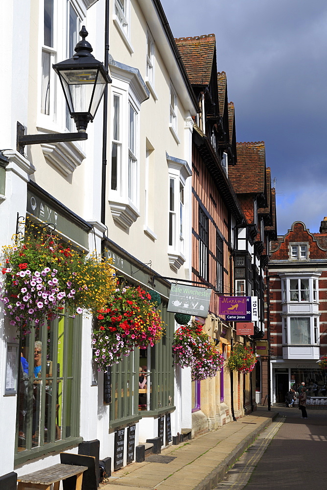 St. Thomas Street, Winchester, Hampshire, England, United Kingdom, Europe