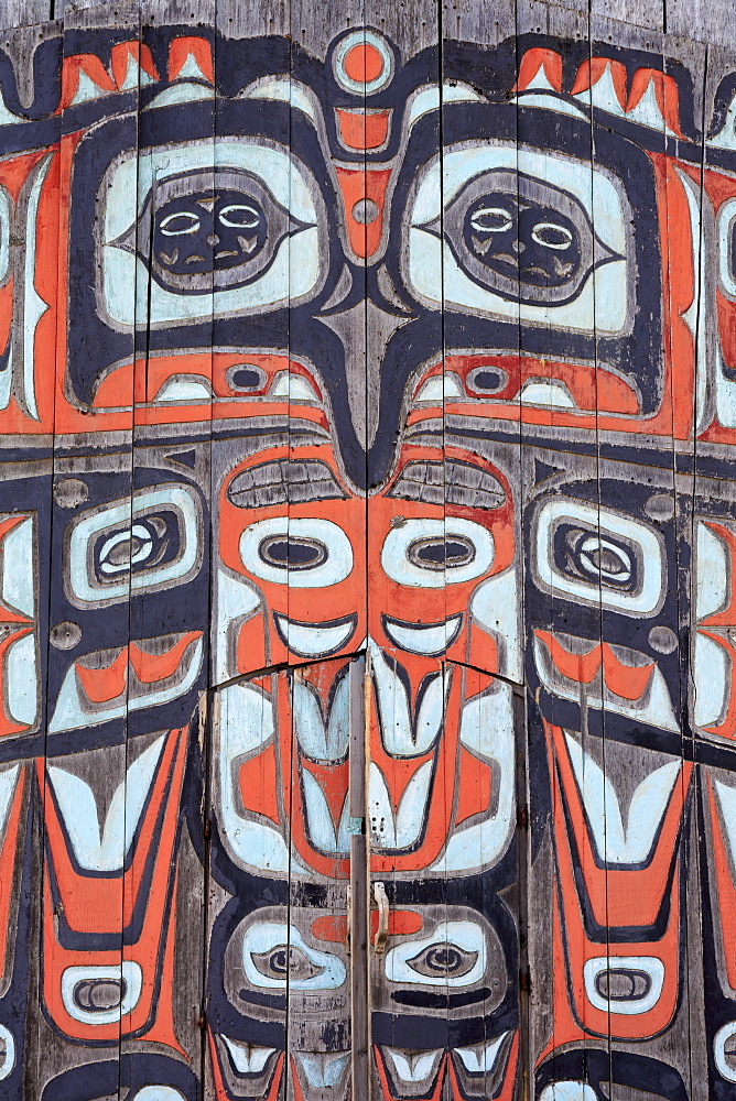 Chilkat Tribal House, Fort Seward, Haines, Lynn Canal, Alaska, United States of America, North America