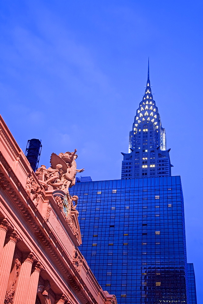 Grand Central Station and the Empire State Building, Midtown Manhattan, New York City, New York, United States of America, North America