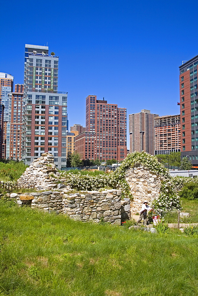 Irish Hunger Memorial, Battery City, Lower Manhattan, New York City, New York, United States of America, North America