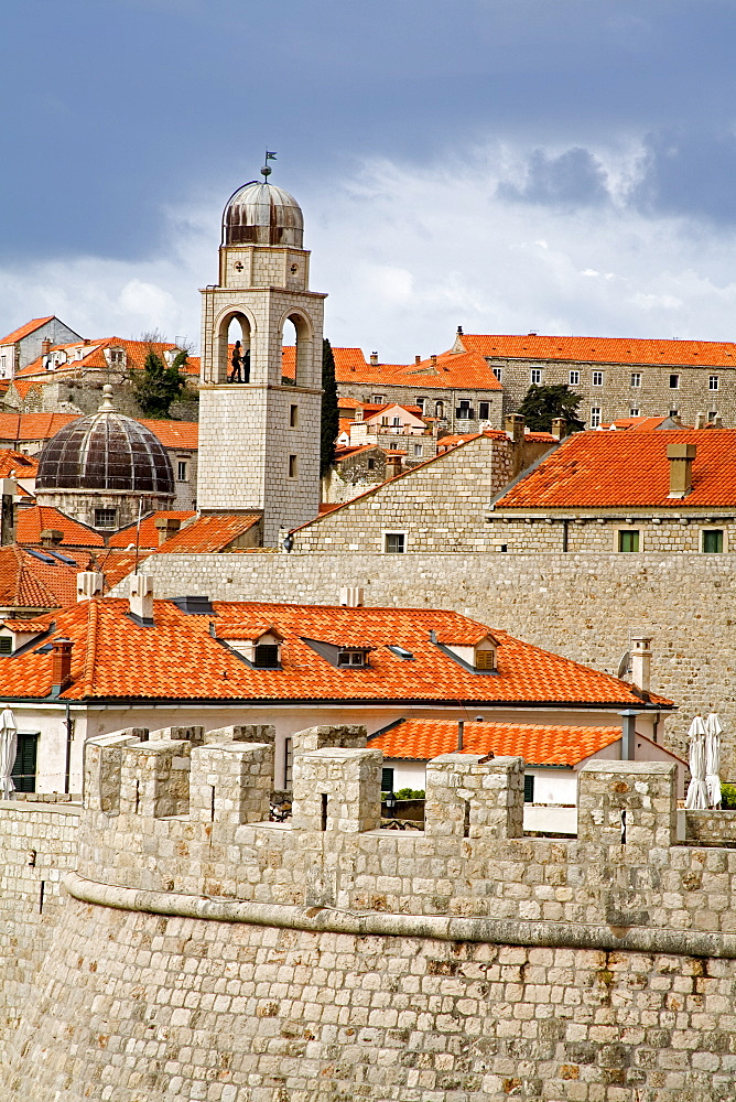 Bell Tower, Dubrovnik, Dalmatia, Croatia, Europe