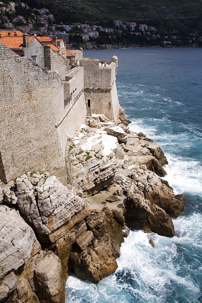 City Walls, Dubrovnik, Dalmatia, Croatia, Europe