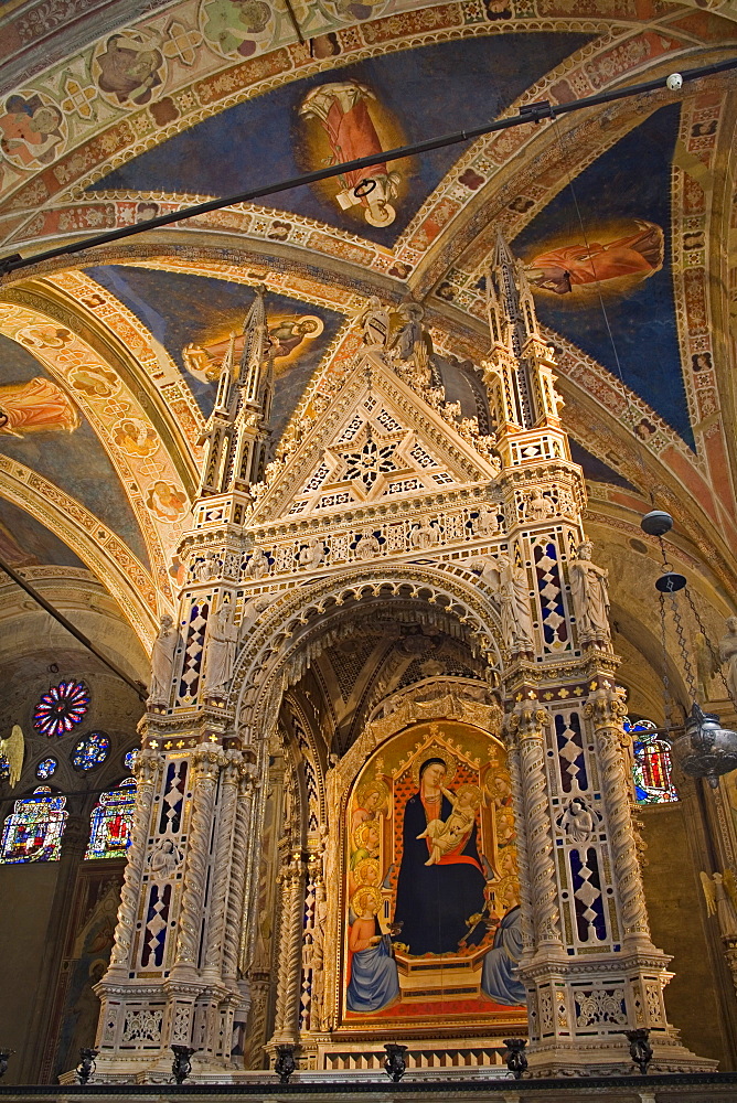 Altar, Orsanmichele Church, Florence, Tuscany, Italy, Europe