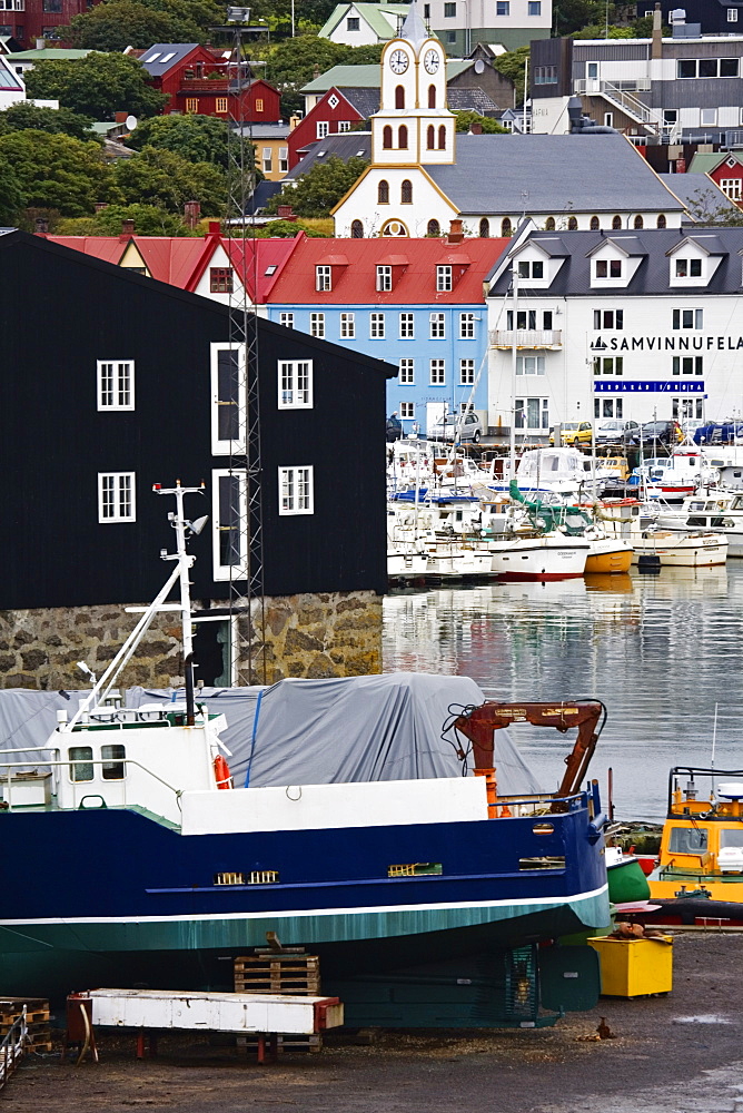 Dry dock, Port of Torshavn, Faroe Islands (Faeroes), Kingdom of Denmark, Europe