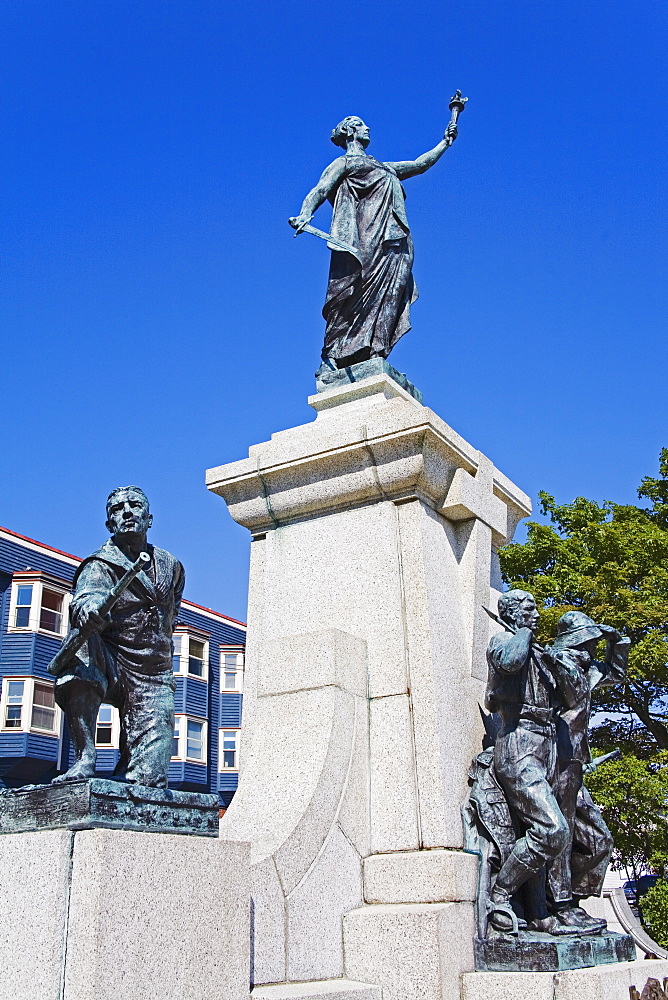 War Memorial, St. John's City, Newfoundland, Canada, North America